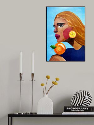 Woman With Orange