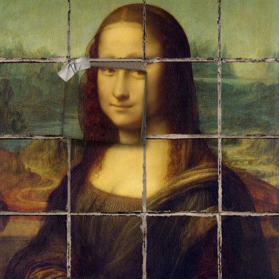Mona Lisa -  the Bad Tiling Edition