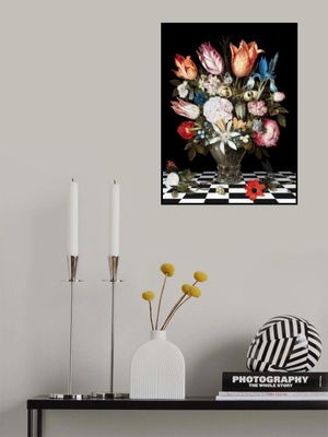 Flowers In a Glass Vase-the Remix