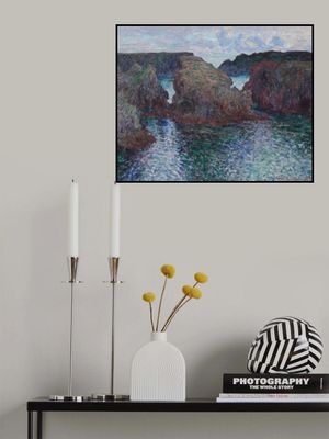 Rocks At Port Goulphar, Belle Île (1886) By Claude Monet