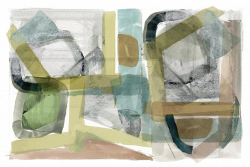 Sage &amp; Earth Abstract Geometric 2