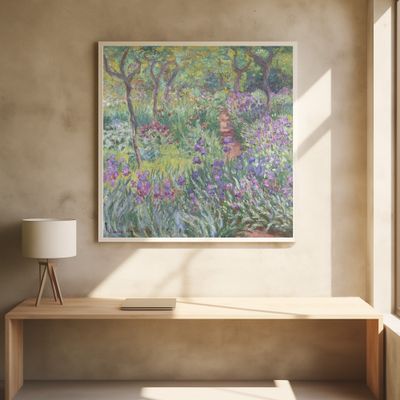 The Artist’s Garden In Giverny (1900) By Claude Monet