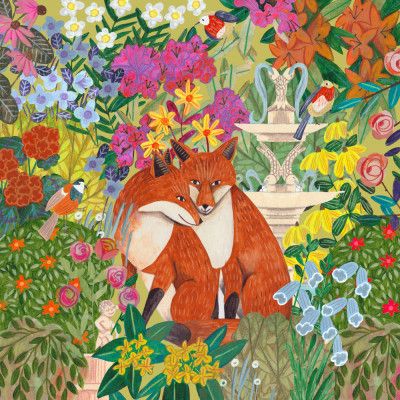 Foxes in the Garden