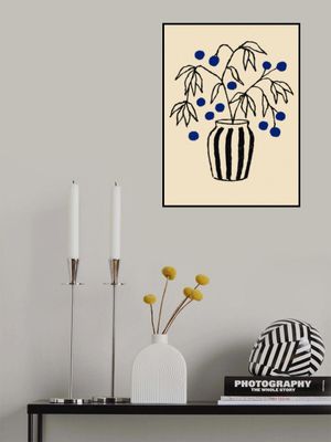 Striped Vase Blooms