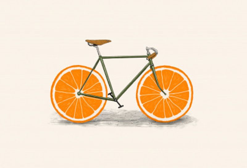 Orange Wheels