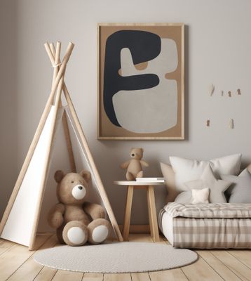 Brown and black art 1