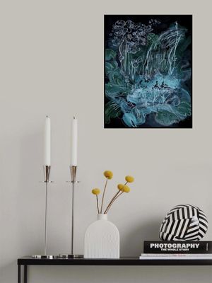 Orchid Bloom Midnight Blue