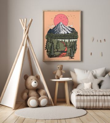 Serene Mountain Sunrise