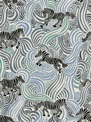 Zebra animal print denim pattern
