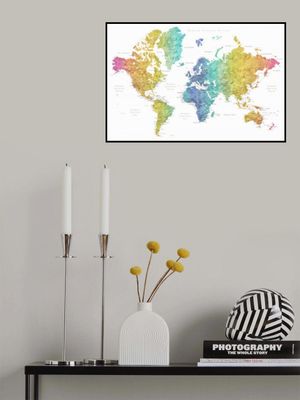 Jude world map in Spanish