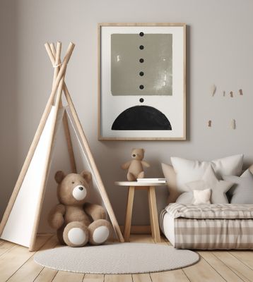 Black Dune Abstraction