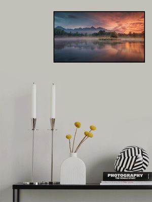 Daybreak by the lake