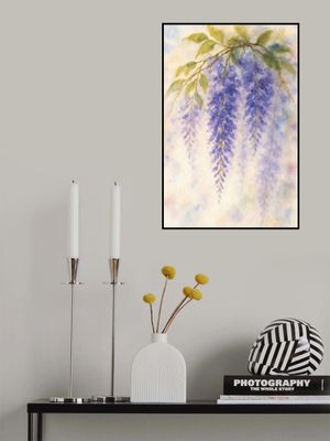 Hanging Wisteria In Soft Pastel Colours