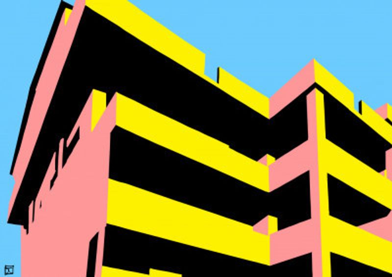 Vibrant Structure Building