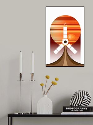 Juno Jupiter retro Space Art