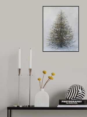 Christmas Tree  In Snow