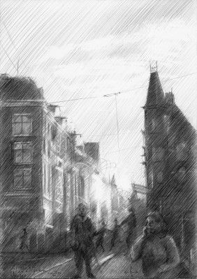 Impression of an Amsterdam Sunset - 17-11-14