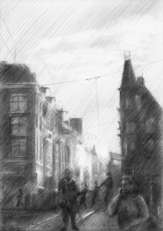 Impression of an Amsterdam Sunset - 17-11-14