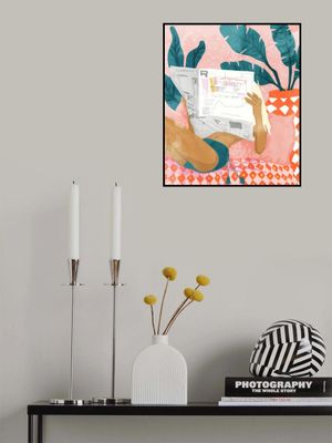 Bohemian Morning News Art Print