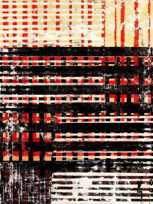 Bold Red Black and Yellow Stripes