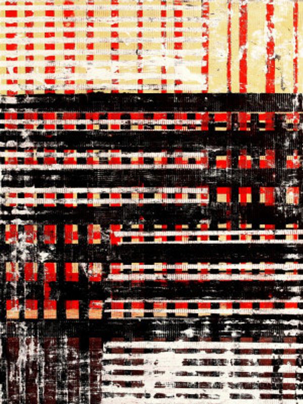 Bold Red Black and Yellow Stripes