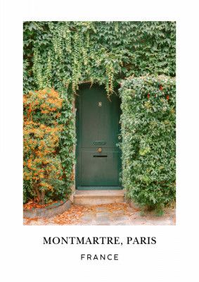 Ivy door Paris Travel poster