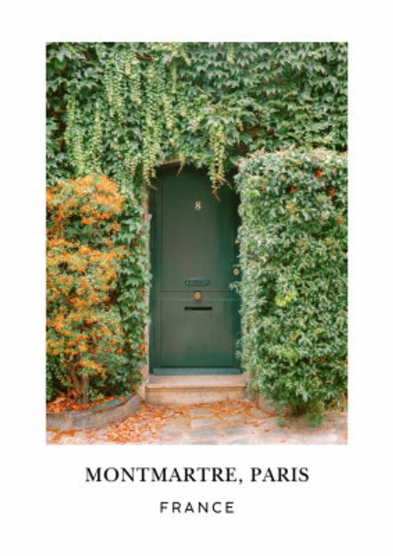 Ivy door Paris Travel poster