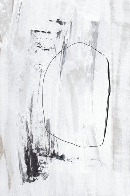 Black Strokes And A Delicate Outline