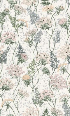 Floral Pattern With Intricate Botanical Designs