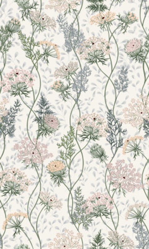 Floral Pattern With Intricate Botanical Designs