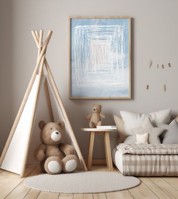 White Linear Patterns With Geometric Design