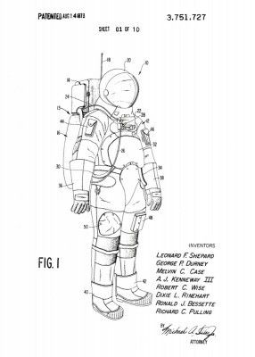 Space Suit Patent 1973