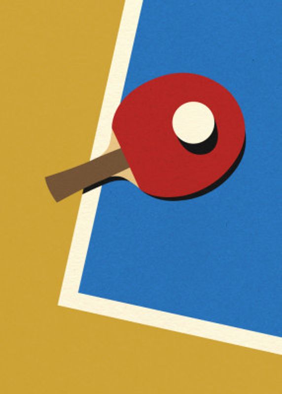 Table Tennis Team Red