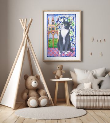 Cat and Bird Friends