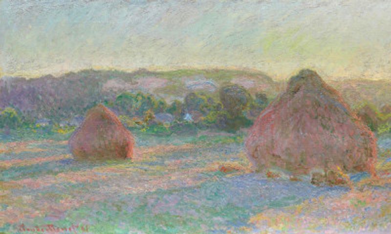 Stacks of Wheat, End of Summer (1890–1891) By Claude Monet