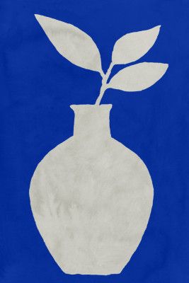 White Vase Silhouette