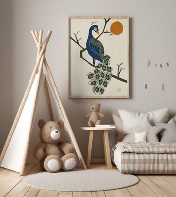 Elegant Peacock Sun