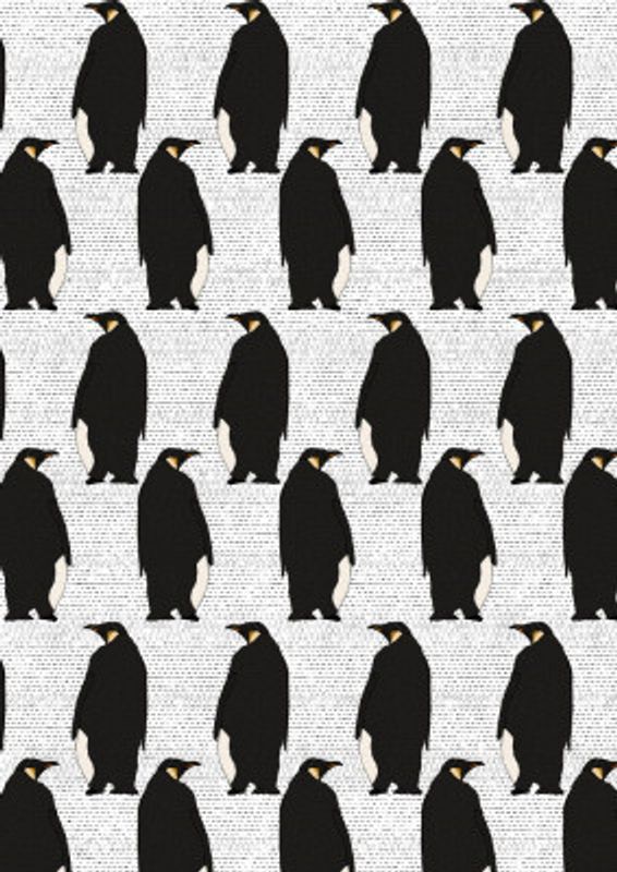 Vintage Penguin Pattern