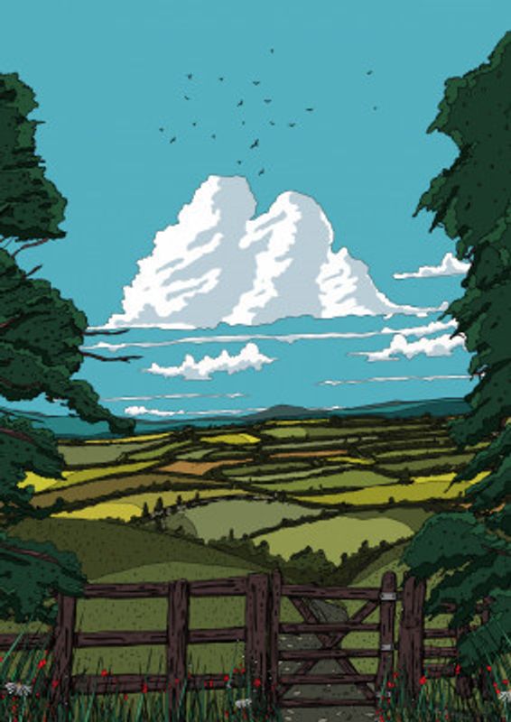 Gate To The Countryside