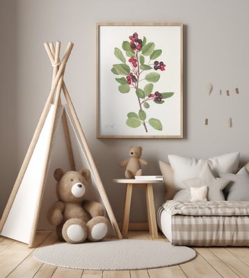 Saskatoon From North American Wildflowers (1925) By Mary Vaux Walcott