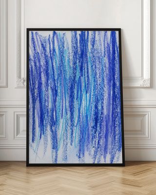 Vertical Blue Streaks