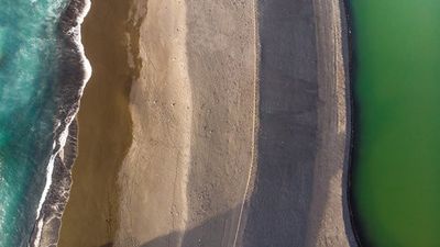 Facing the Atlantic Ocean