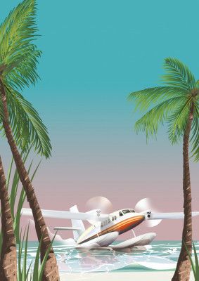 Tropical Sea Plane