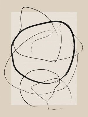 Soft Abstract Lines Art