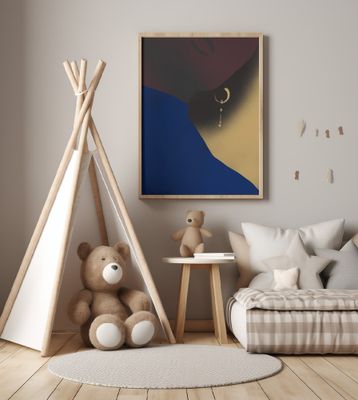 Portrait In Blue Blouse