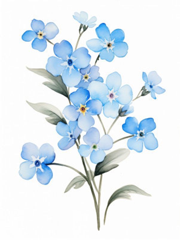 Forget Me Not Flower 4