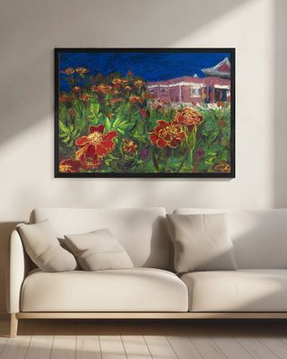 Marigold Oil On Canvas