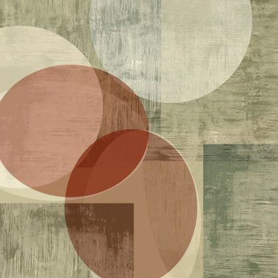 Modern Mocha Abstract Shapes 2