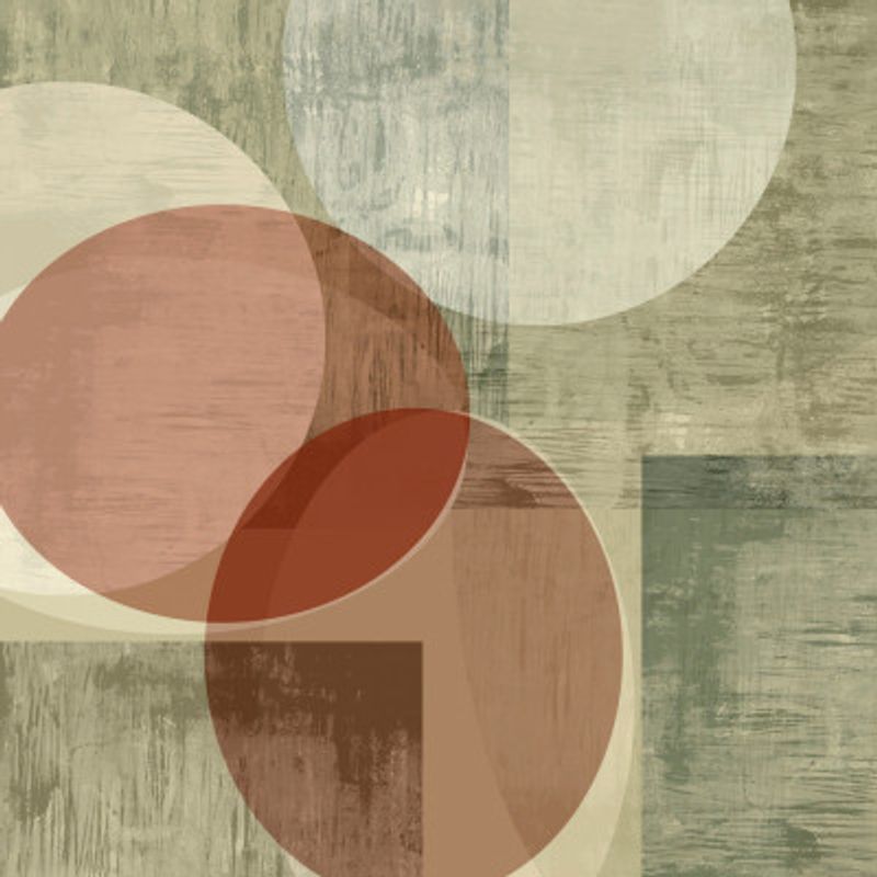 Modern Mocha Abstract Shapes 2