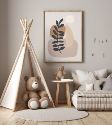 Abstract Art  Minimal Plant